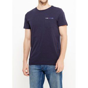 Tommy Hilfiger pánské tmavě modré tričko - L (403)